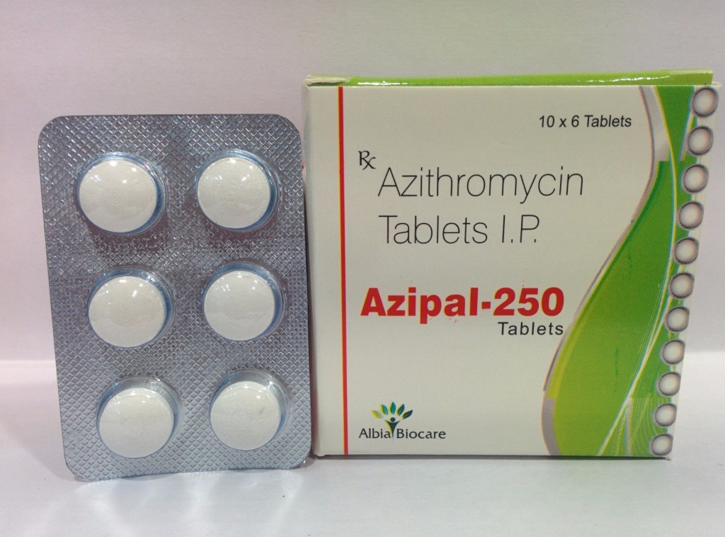 AZIPAL-250 TAB | Azithromycin 250mg (Blister pack)